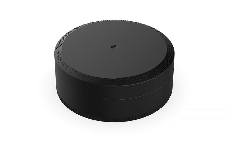 X2 Dual Compartment Pouch Container by Chubby Gorilla® - 40G - Opaque Black - Copackr.com
