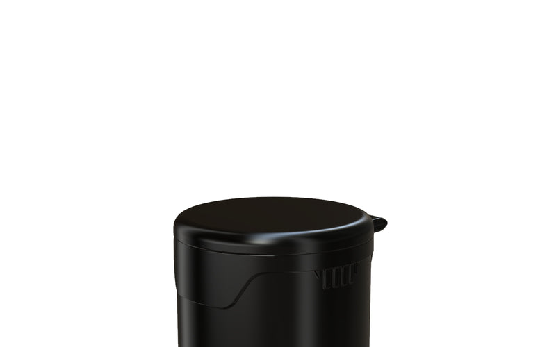 Chubby Gorilla Aviator CR - Popcap Tube 116mm - Opaque Black With Opaque Black Lid - Copackr.com