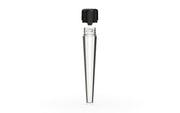 Aviator CR - Tube 113MM with Inner Seal & Tamper - Clear Natural Transparent with Opaque Black Lid - Copackr.com