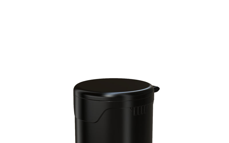 Chubby Gorilla Aviator CR - Popcap Tube 98mm - Opaque Black With Opaque Black Lid - Copackr.com