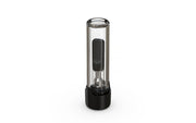510 Cartridge Aviator CR Container Flat Top - Clear Natural With Opaque Black Lid - Copackr.com