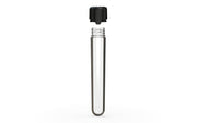 Aviator CR - Tube 120MM with Inner Seal & Tamper - Clear Natural (Transparent) with Opaque Black Lid - Copackr.com