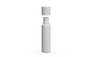 Chubby Gorilla Spiral CR 20ML unicorn bottle, opaque white bottle with opaque white child-resistant cap, cap detail