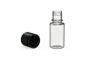 Chubby Gorilla Spiral CR 10ML unicorn bottle, clear natural bottle with opaque black child-resistant cap, multiple units