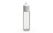Chubby Gorilla - 60ML Unicorn Bottle - Clear Bottle / White Cap - V3 - With Reducer Tip - Copackr.com