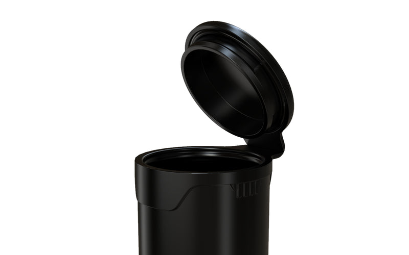 Chubby Gorilla Aviator CR - Popcap Tube 78mm - Opaque Black With Opaque Black Lid - Copackr.com