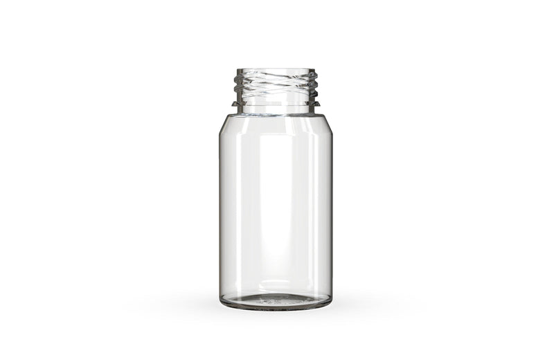 Chubby Gorilla Aviator Shot Bottle 60ml Mini - Clear bottle & Clear Cap - Copackr.com
