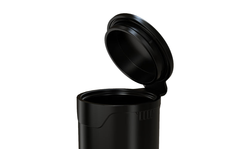 Chubby Gorilla Aviator CR - Popcap Tube 98mm - Opaque Black With Opaque Black Lid - Copackr.com