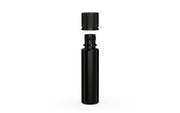 Chubby Gorilla Spiral CR 20ML unicorn bottle, opaque black bottle with opaque black child-resistant cap, cap detail