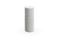 Chubby Gorilla Spiral CR 10ML unicorn bottle, opaque white bottle with opaque white child-resistant cap, side view
