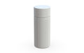 Chubby Gorilla Spiral CR 100ML unicorn bottle, opaque white bottle with opaque white child-resistant cap, side view