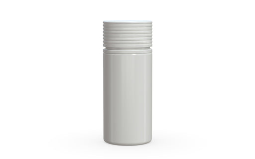 Chubby Gorilla Spiral CR 100ML unicorn bottle, opaque white bottle with opaque white child-resistant cap