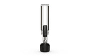 510 Cartridge Aviator CR Container Flat Top - Clear Natural With Opaque Black Lid - Copackr.com