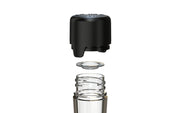 Aviator CR - Tube 113MM with Inner Seal & Tamper - Clear Natural Transparent with Opaque Black Lid - Copackr.com