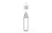 Chubby Gorilla - 20ML Unicorn Bottle - Clear Bottle / White Cap - V3 - With Reducer Tip - Copackr.com