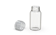 Chubby Gorilla Aviator Shot Bottle 60ml Mini - Clear bottle & Clear Cap - Copackr.com