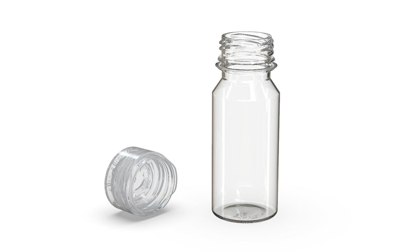 Chubby Gorilla Aviator Shot Bottle 60ml - Clear bottle & Clear Cap - Copackr.com