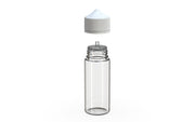 Chubby Gorilla - 120ML Unicorn Bottle - Clear Bottle / White Cap - V3 - With Reducer Tip - Copackr.com