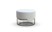 30CC/1FL.OZ/30ML Aviator CR - Container With Inner Seal & Tamper - Clear Natural With Opaque White Lid - Copackr.com