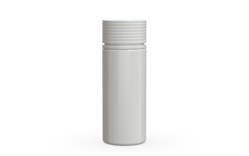 Chubby Gorilla Spiral CR 120ML unicorn bottle, opaque white bottle with opaque white child-resistant cap