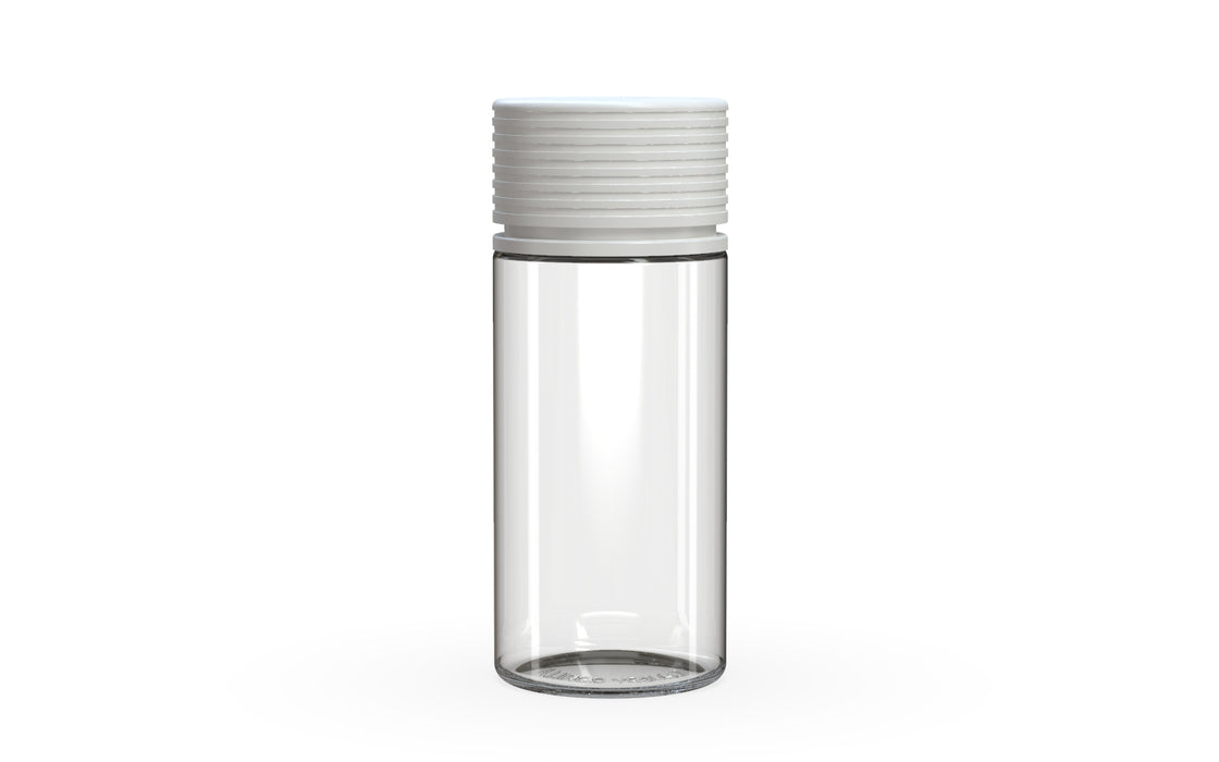Chubby Gorilla Spiral CR 100ML bottle, clear natural with opaque white cap
