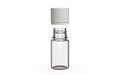 Chubby Gorilla Spiral CR 30ml Stubby Bottle - Clear Natural with Opaque White Cap