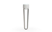 Aviator CR - Tube 100MM with Inner Seal & Tamper - Clear Natural (Transparent) with Opaque White Lid - Copackr.com