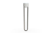 Aviator CR - Tube 120MM with Inner Seal & Tamper - Clear Natural (Transparent) with Opaque White Lid - Copackr.com