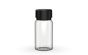 Chubby Gorilla Aviator Shot Bottle 60ml Mini - Clear bottle & Black Cap - Copackr.com