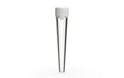 Aviator CR - Tube 113MM with Inner Seal & Tamper - Clear Natural Transparent with Opaque White Lid - Copackr.com