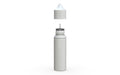 Chubby Gorilla Unicorn 50ml bottle, solid opaque white, side view