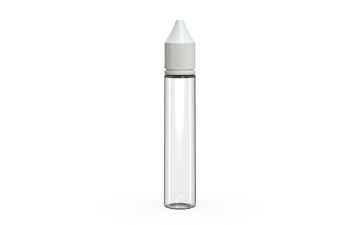 Chubby Gorilla Unicorn 30ml bottle, clear natural with opaque white cap, front view