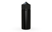 Chubby Gorilla Unicorn 120ml bottle, solid opaque black, front view