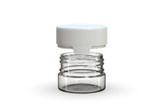 30CC/1FL.OZ/30ML Aviator CR - Container With Inner Seal & Tamper - Clear Natural With Opaque White Lid - Copackr.com