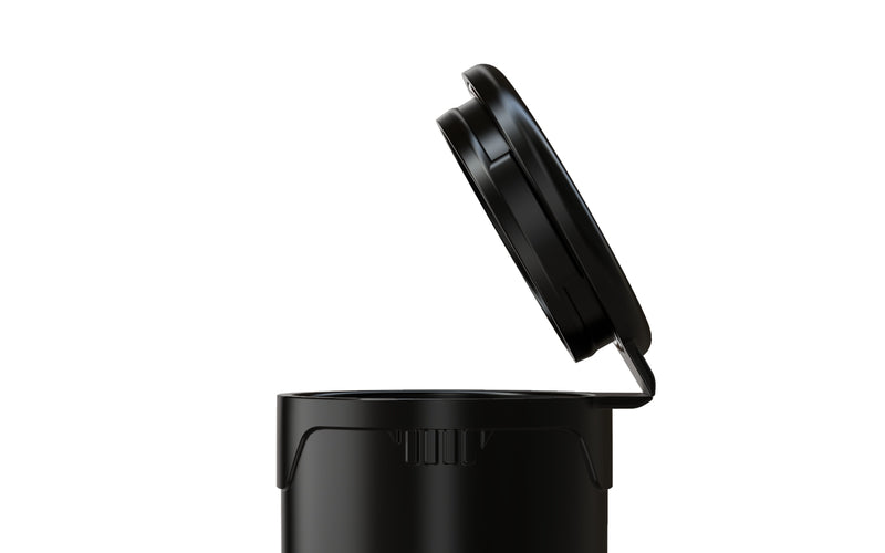 Chubby Gorilla Aviator CR - Popcap Tube 116mm - Opaque Black With Opaque Black Lid - Copackr.com