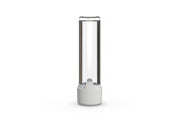 510 Cartridge Aviator CR Container Flat Top - Clear Natural With Opaque White Lid - Copackr.com
