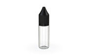 Chubby Gorilla - 15ML V3 Unicorn Bottle - Clear Bottle / Black Cap - V3 - With Reducer Tip - Copackr.com