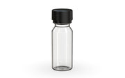 Chubby Gorilla Aviator Shot Bottle 60ml - Clear bottle & Black Cap - Copackr.com