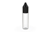 Chubby Gorilla - 20ML Unicorn Bottle - Clear Bottle / Black Cap - V3 - With Reducer Tip - Copackr.com