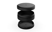 X2 Dual Compartment Pouch Container by Chubby Gorilla® - 40G - Opaque Black - Copackr.com