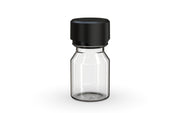 Chubby Gorilla Aviator Shot Bottle 30ml - Clear bottle & Black Cap - Copackr.com
