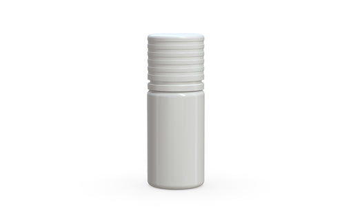 Chubby Gorilla Spiral CR 10ML unicorn bottle, opaque white bottle with opaque white child-resistant cap