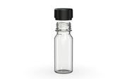 Chubby Gorilla Aviator Shot Bottle 60ml - Clear bottle & Black Cap - Copackr.com