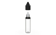 Chubby Gorilla - 20ML Unicorn Bottle - Clear Bottle / Black Cap - V3 - With Reducer Tip - Copackr.com