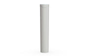 Chubby Gorilla Aviator CR - Popcap Tube 98mm - Opaque White With Opaque White Lid - Copackr.com