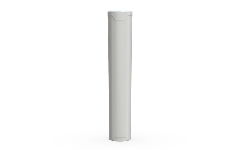 Chubby Gorilla Aviator CR - Popcap Tube 98mm - Opaque White With Opaque White Lid - Copackr.com