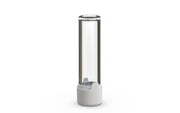 510 Cartridge Aviator CR Container Flat Top - Clear Natural With Opaque White Lid - Copackr.com