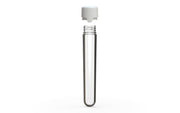 Aviator CR - Tube 120MM with Inner Seal & Tamper - Clear Natural (Transparent) with Opaque White Lid - Copackr.com