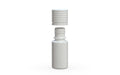 Chubby Gorilla Spiral CR 10ML unicorn bottle, opaque white bottle with opaque white child-resistant cap, cap detail