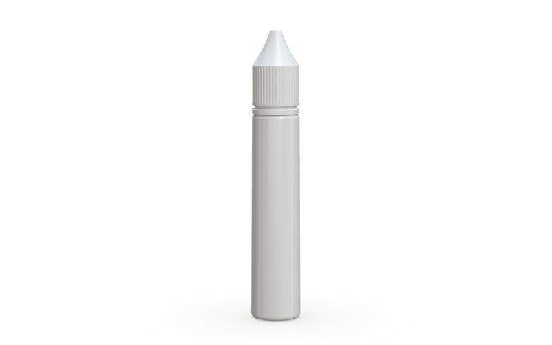 Chubby Gorilla Unicorn 30ml bottle, solid opaque white, front view
